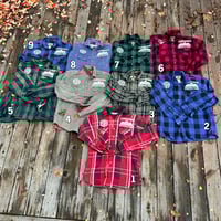 Image 1 of broom workers union vintage flannel