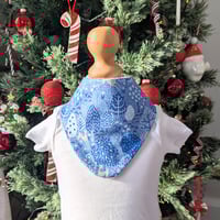 Image 1 of Dancing Deer Blue Bib