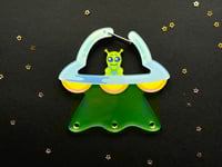 Image 1 of UFO Acrylic Carabiner
