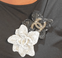 Image 2 of C Flower Brooch
