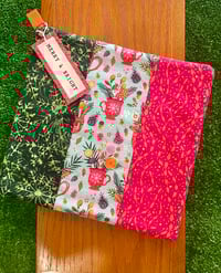 Image 1 of Potholder, Christmas Cups filled with Gnomes and Goodies