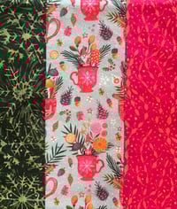 Image 3 of Potholder, Christmas Cups filled with Gnomes and Goodies