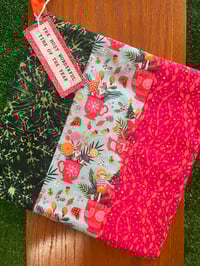 Image 2 of Potholder, Christmas Cups filled with Gnomes and Goodies