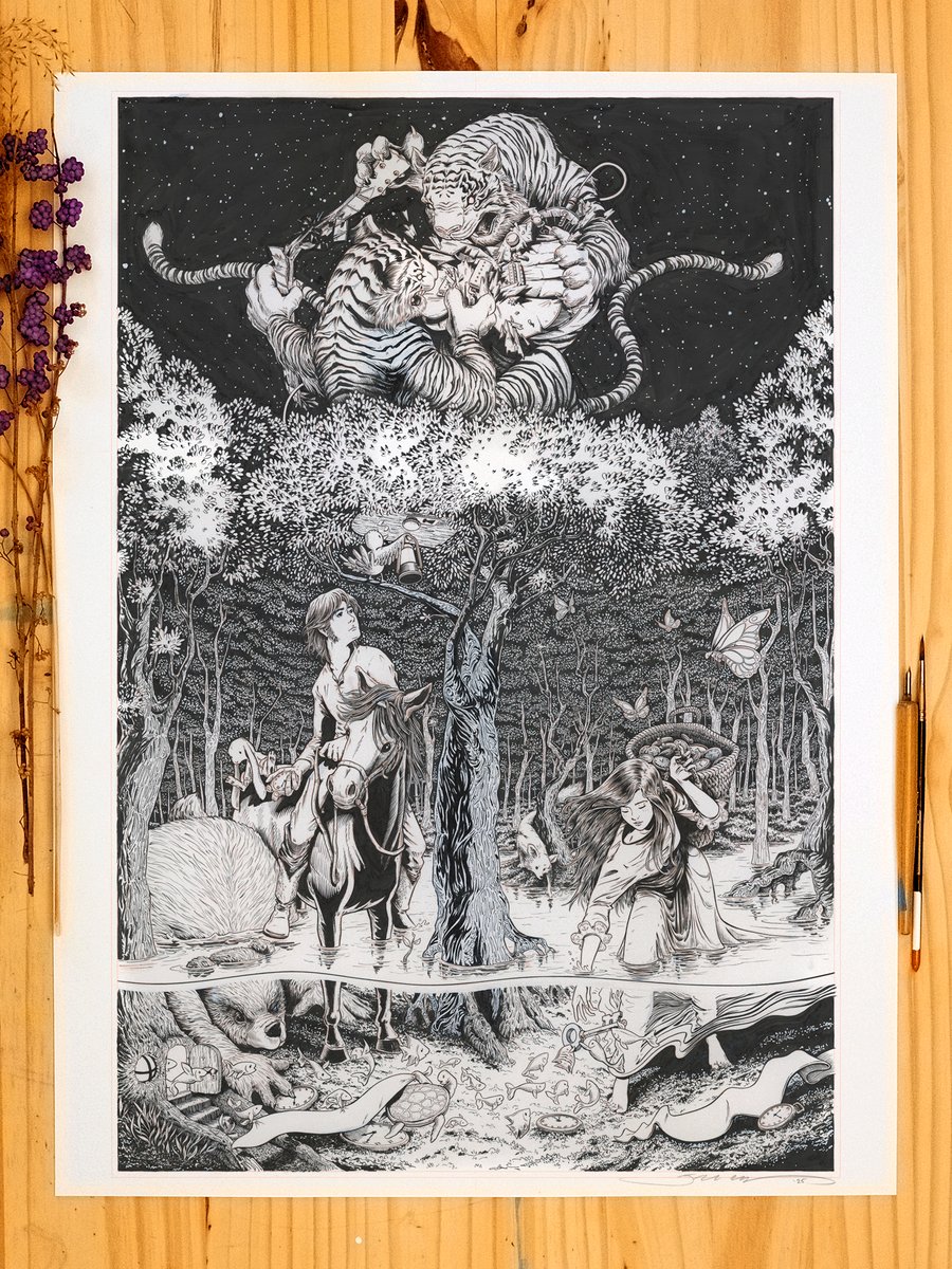 Image of Original Ink Drawing - Widespread Panic Capitol Theatre '25