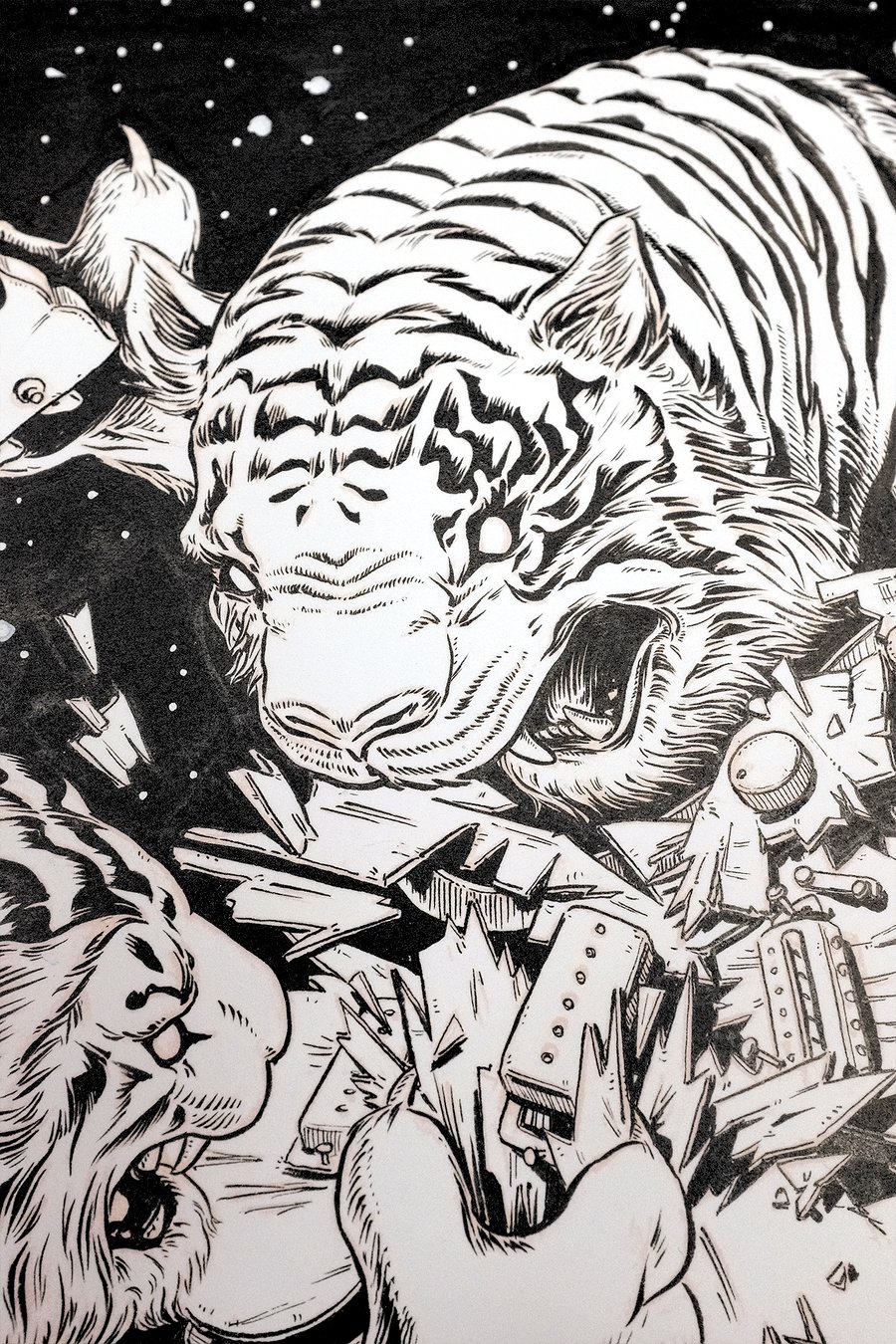 Image of Original Ink Drawing - Widespread Panic Capitol Theatre '25