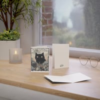 Image 2 of CHRISTMAS CARD: Yule Cat 10 card pack