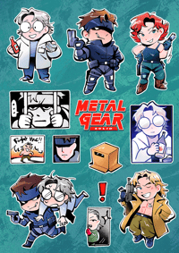 PRE-ORDER [METAL GEAR] Stickersheet