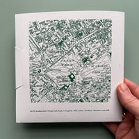 Image 4 of London Piccadilly Vintage Map Printed Cotton Handkerchief