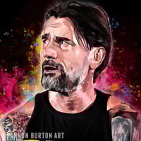 Image 2 of Second City Saint | CM Punk WWE Painting