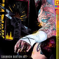 Image 4 of Second City Saint | CM Punk WWE Painting