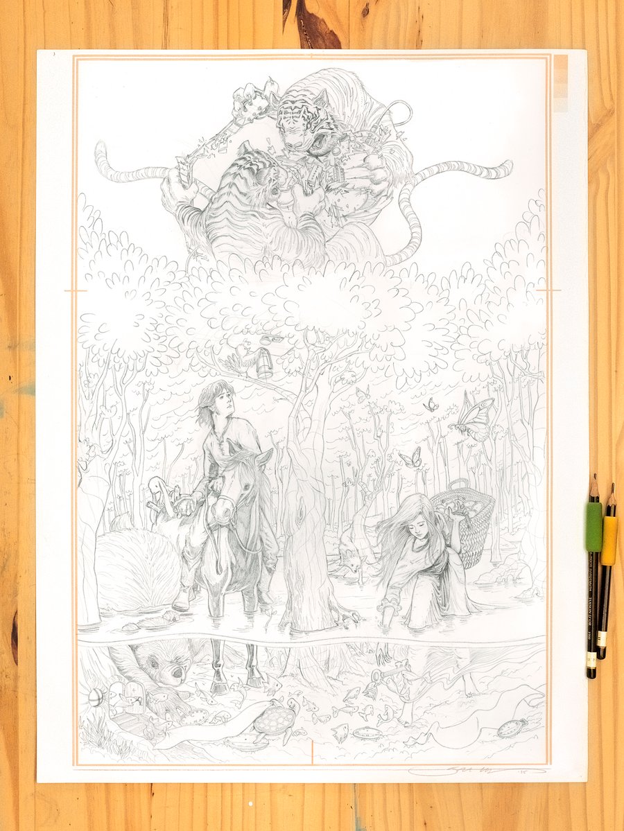 Image of Original Pencil Drawing - Widespread Panic Capitol Theatre '25