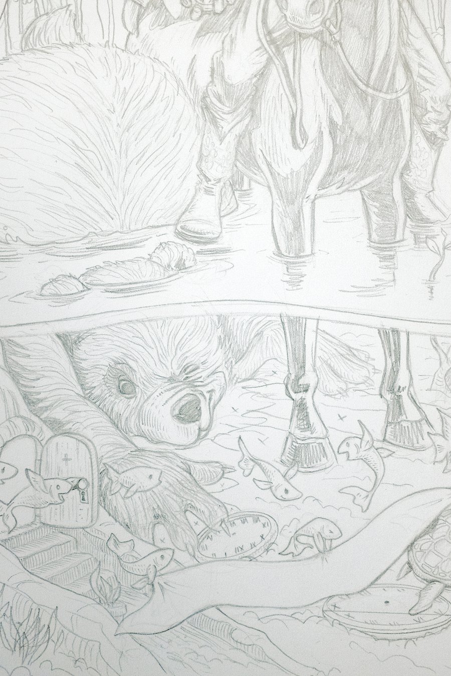 Image of Original Pencil Drawing - Widespread Panic Capitol Theatre '25