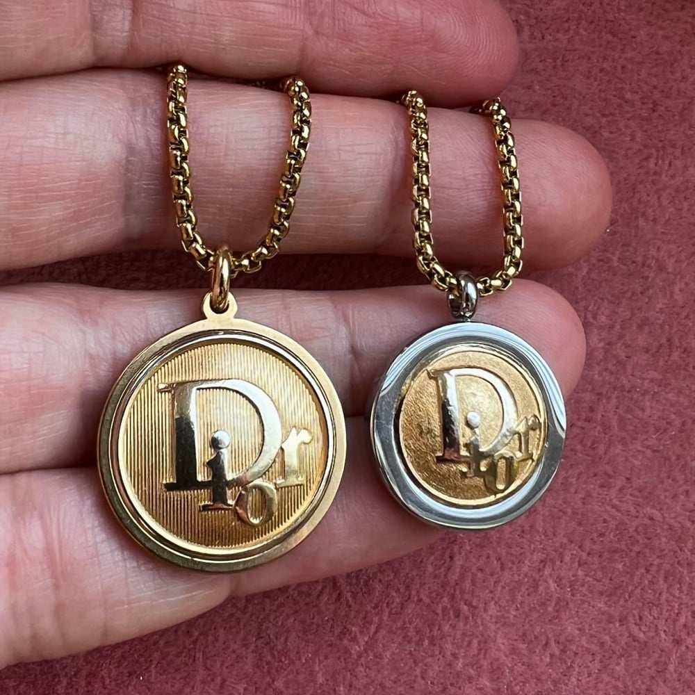 Image of Vintage Christian Dior upcyled pendant