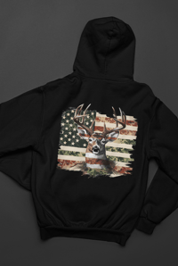 Image 2 of Hunter Deer with Flag