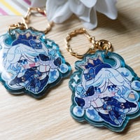 Image 1 of Furina Keychain- Genshin Impact Fontaine
