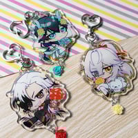 Image 1 of HSR Wedding Glitter Acrylic Charms Set A