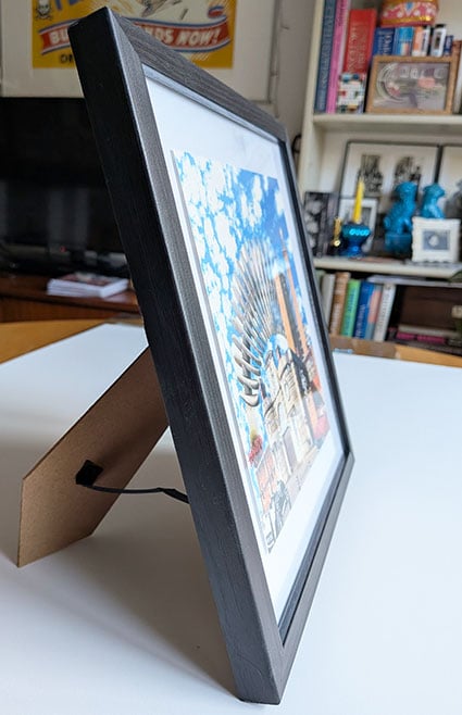 Shrewsbury Landmarks Framed Print: "Banged Up Shrewsbury". Medium Size.