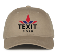 Image 1 of Embroidered Texit Coin Dad Un-Structured Cap