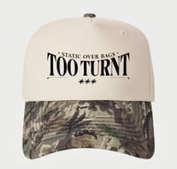 Image 2 of Static Over Bags Camo Snapback Hat