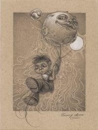 Image 1 of THE SUN MOON AND EARTH 6 in x 8 in