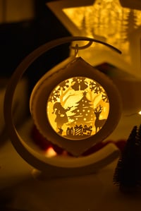 Image 3 of Oval Paper Craft Ornament - 4 Styles