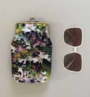 Image of Mosses, velvet glasses case with kisslock frame