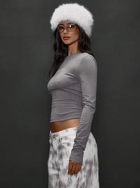 Image 2 of SKYNLYDRESS - T-shirt à col rond graphique à manches longues Automne Automne Automne Sortir 