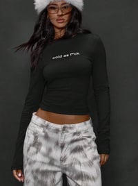 Image 5 of SKYNLYDRESS - T-shirt à col rond graphique à manches longues Automne Automne Automne Sortir 