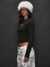 Image 6 of SKYNLYDRESS - T-shirt à col rond graphique à manches longues Automne Automne Automne Sortir 