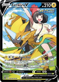 Zeraora V - SWSH12: Silver Tempest Trainer Gallery - Near Mint