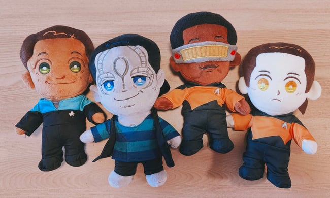 DATA & GEORDI PLUSH