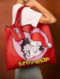 Image 1 of Christmas Betty boop tote