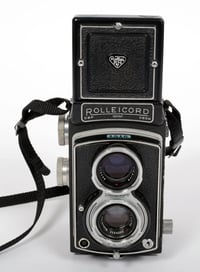 Image 3 of Rollei 6X6 TLR Rolleicord III Medium format camera Xenar 75mm F3.5 lens #1516