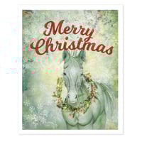 Image 1 of The Merry Christmas Foal – Limited Holiday Release (11×14 Print)