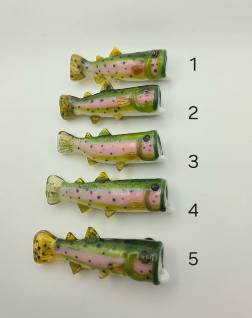 Image of FUNctional Trout Fish Whistle pendants