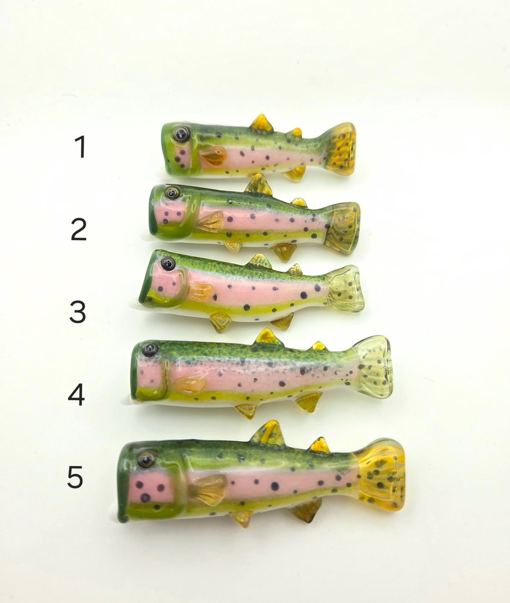 Image of FUNctional Trout Fish Whistle pendants