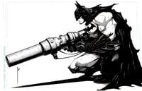 GUN BAT ORIGINAL ART SIGNED