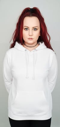 Image 2 of Tempus Fugit Memento Mori - Unisex Hoodie - White