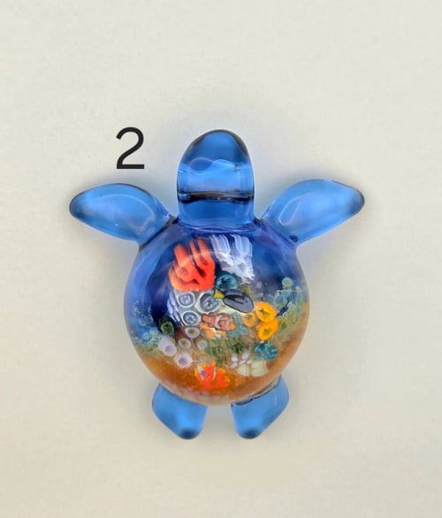 Image of Mini turtle pendant