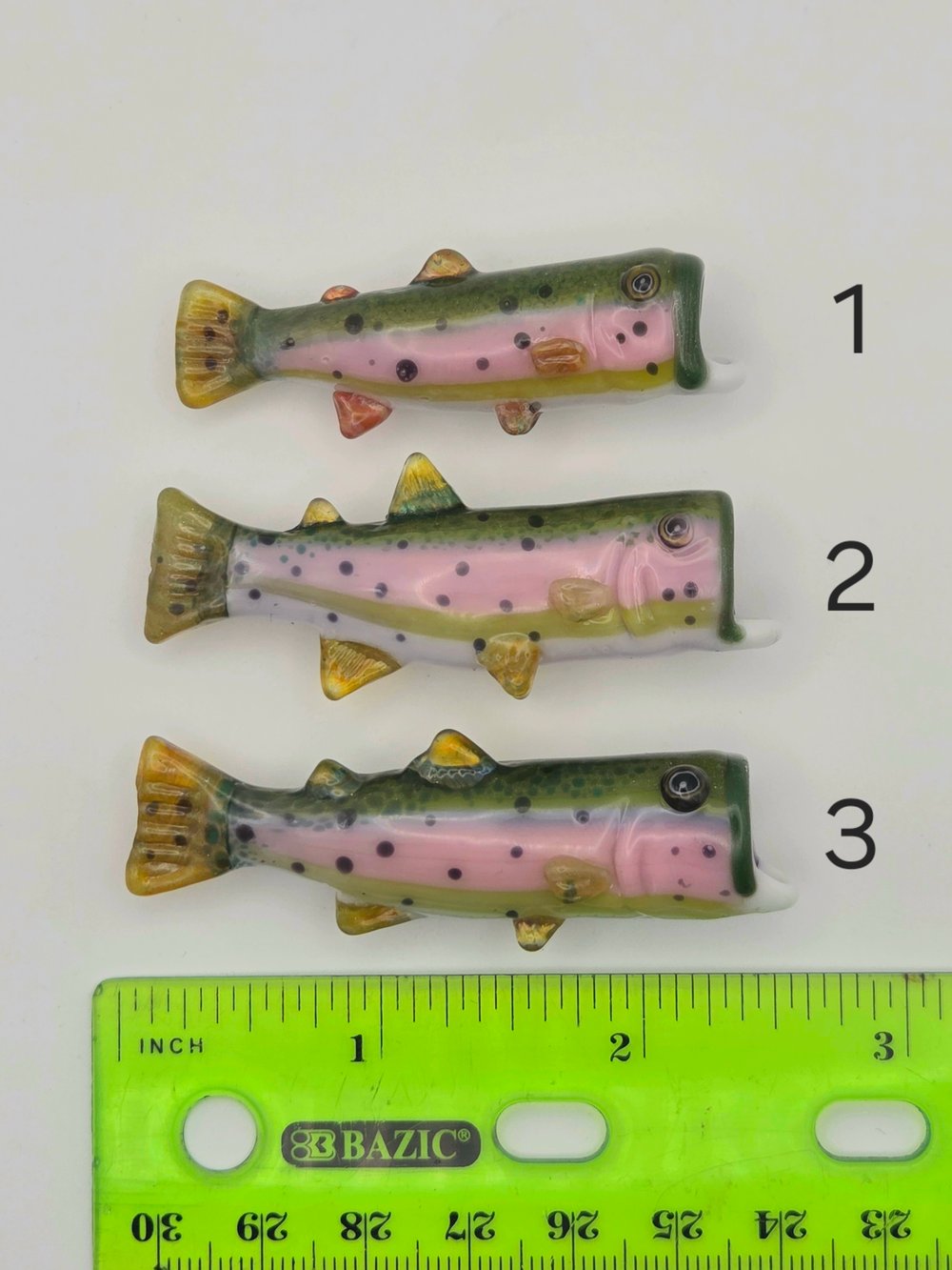 Image of Sculpted trout pendants