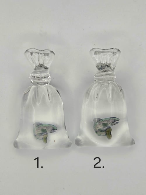 Image of Bagged trout pendants