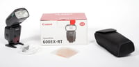 Image 1 of Canon hot shoe Speedlite flash 600EX-RT in box + accessories #1580