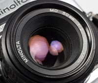 Image 10 of Share Minolta SRT-102 35mm SLR Film Camera with 50mm F2 MD lens #1591