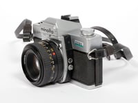 Image 3 of Share Minolta SRT-102 35mm SLR Film Camera with 50mm F2 MD lens #1591