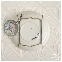 Image 2 of UFO - Hand Painted Vintage Plate