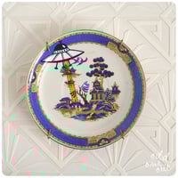Image 1 of UFO - Hand Painted Vintage Plate