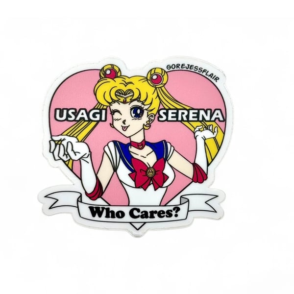 Image of Who Cares? Vinyl Stickers