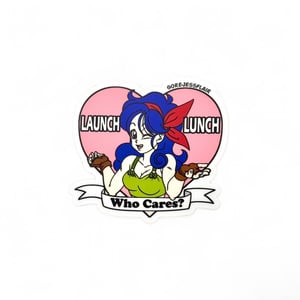 Image of Who Cares? Vinyl Stickers