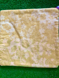 Image 4 of Potholder, Yellow Roses on a Lilac Background