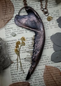 Image 1 of Crystal Teeth Jawbone Amulet